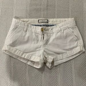 Abercrombie & Fitch White Shorts
